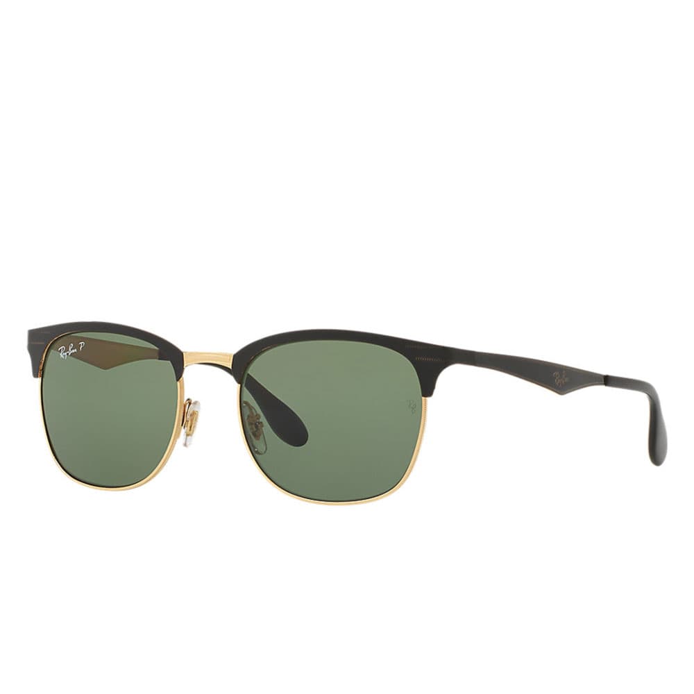Product gallery image number 1 for product RB3538 - Black/ Gold Frame - Polarized Green Classic G-15 Lens