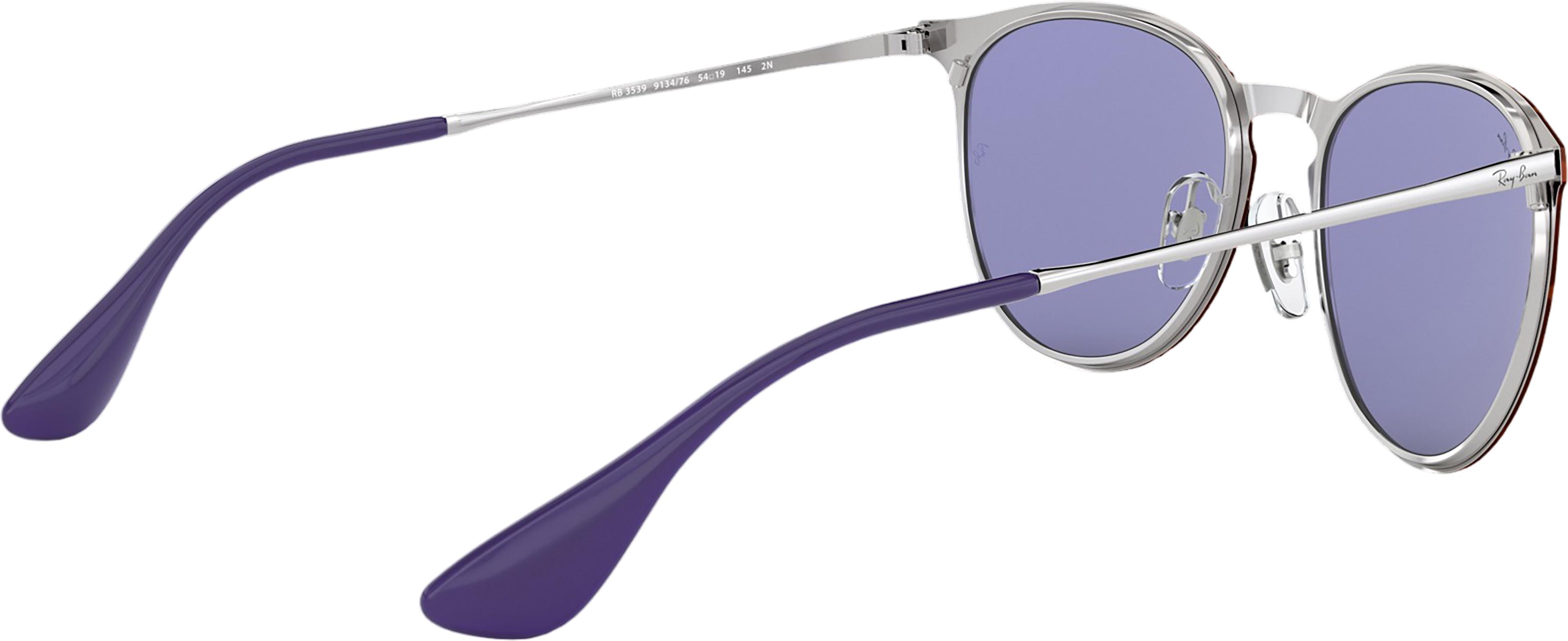 Numéro de l'image de la galerie de produits 2 pour le produit Lunettes de soleil Erika Metal - Havana - Verres Dark Violet - Unisexe