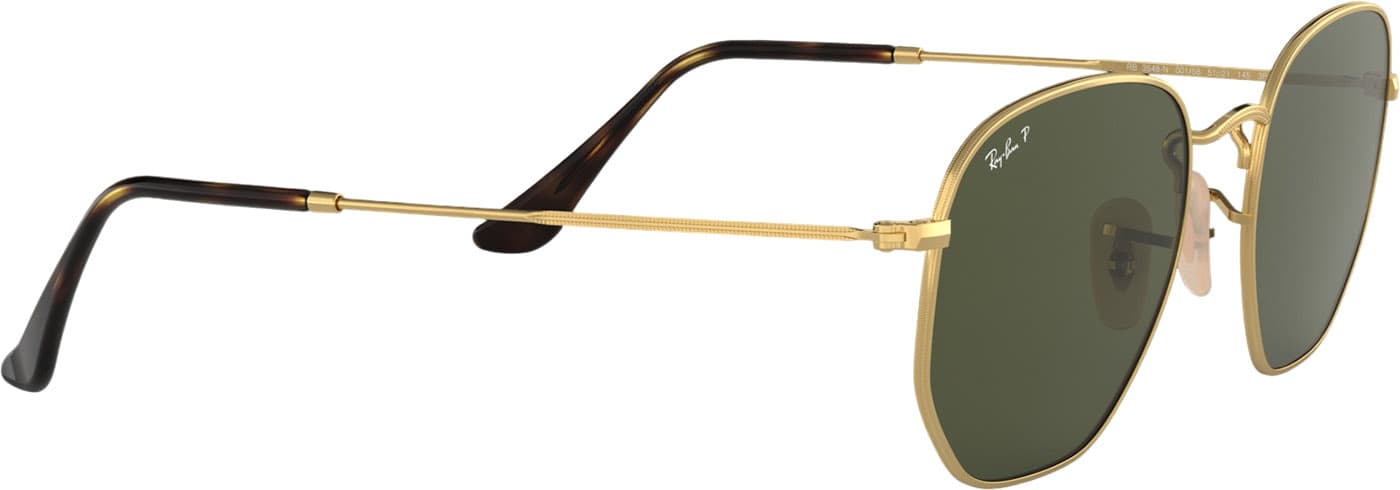 Product gallery image number 5 for product Hexagonal Flat Lenses Sunglasses - Unisex