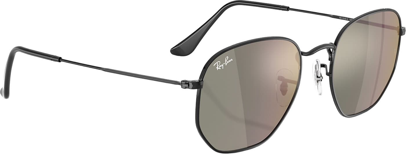 Product gallery image number 6 for product Hexagonal Flat Lenses Sunglasses - Unisex