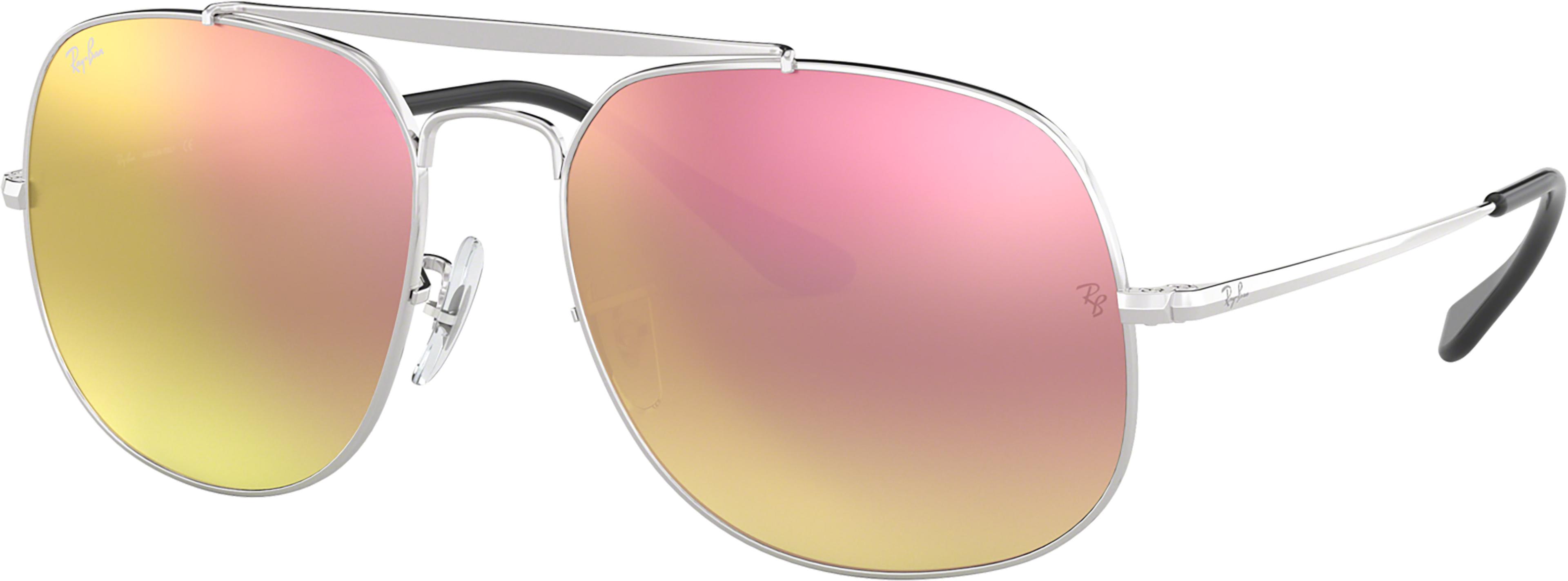 Product image for RB3561 General Sunglasses - Polished Silver - Copper Gradient Flash Lens - Men's