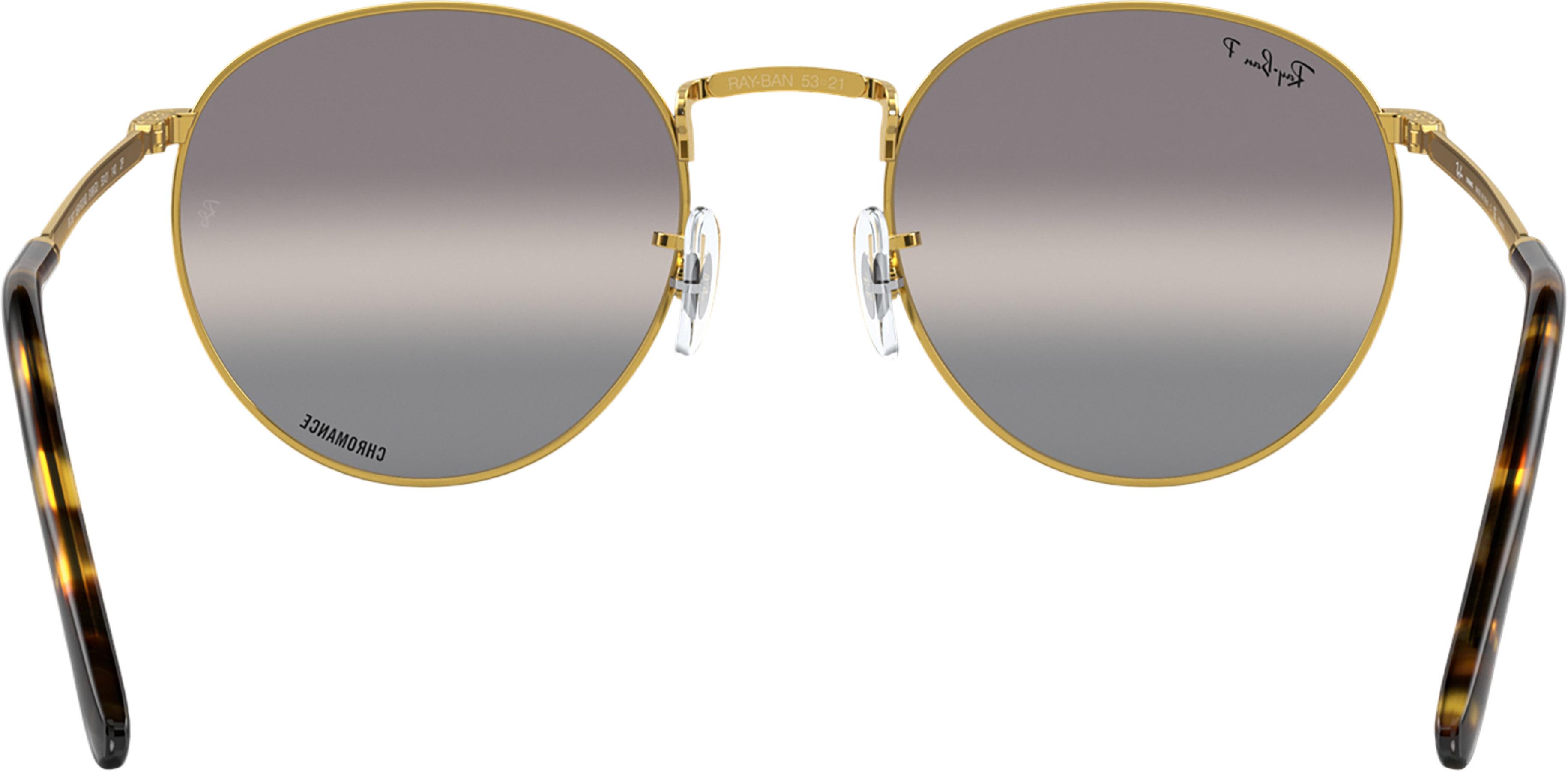 Numéro de l'image de la galerie de produits 2 pour le produit Lunettes de soleil New Round - Polished Gold - Verres Silver/Grey Polarized+ - Unisexe