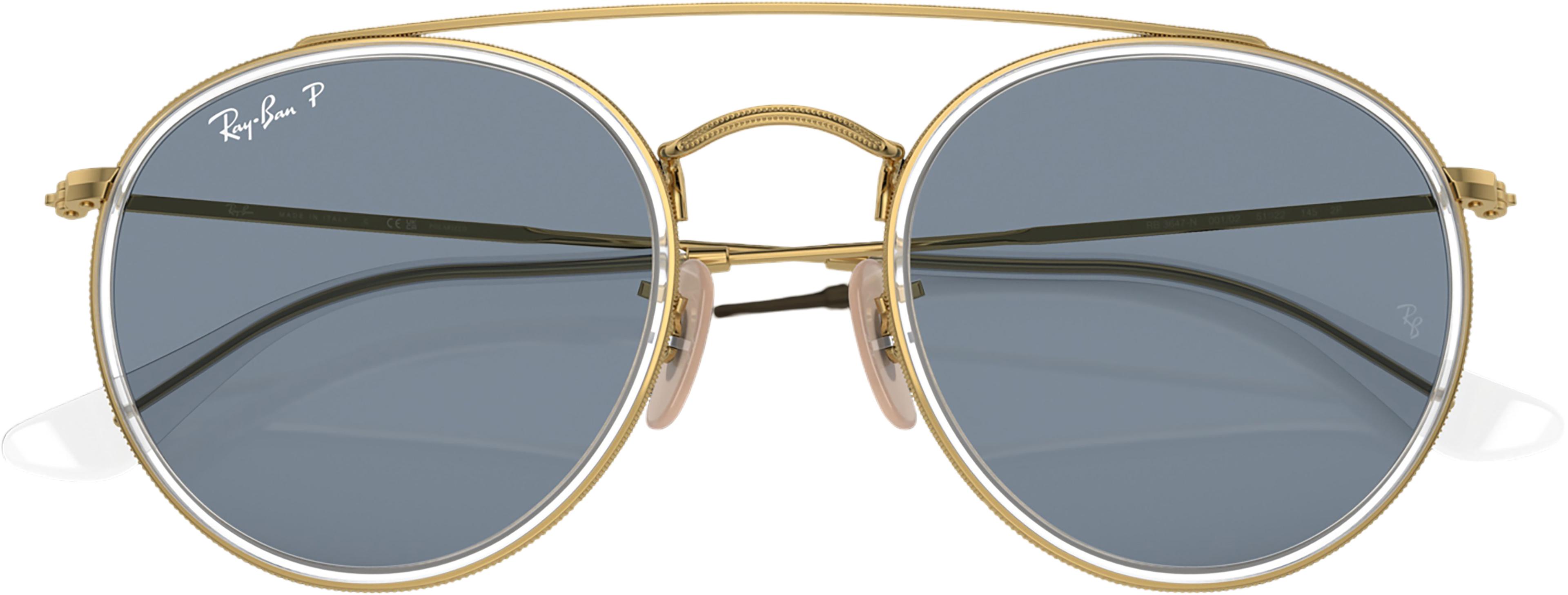 Numéro de l'image de la galerie de produits 6 pour le produit Lunettes de soleil rondes à double pont