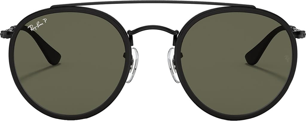 Product gallery image number 3 for product Round Double Bridge Non-Polarized Sunglasses - Unisex