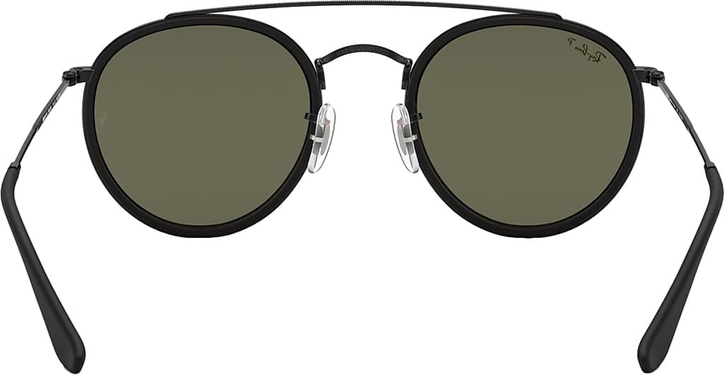 Product gallery image number 4 for product Round Double Bridge Non-Polarized Sunglasses - Unisex