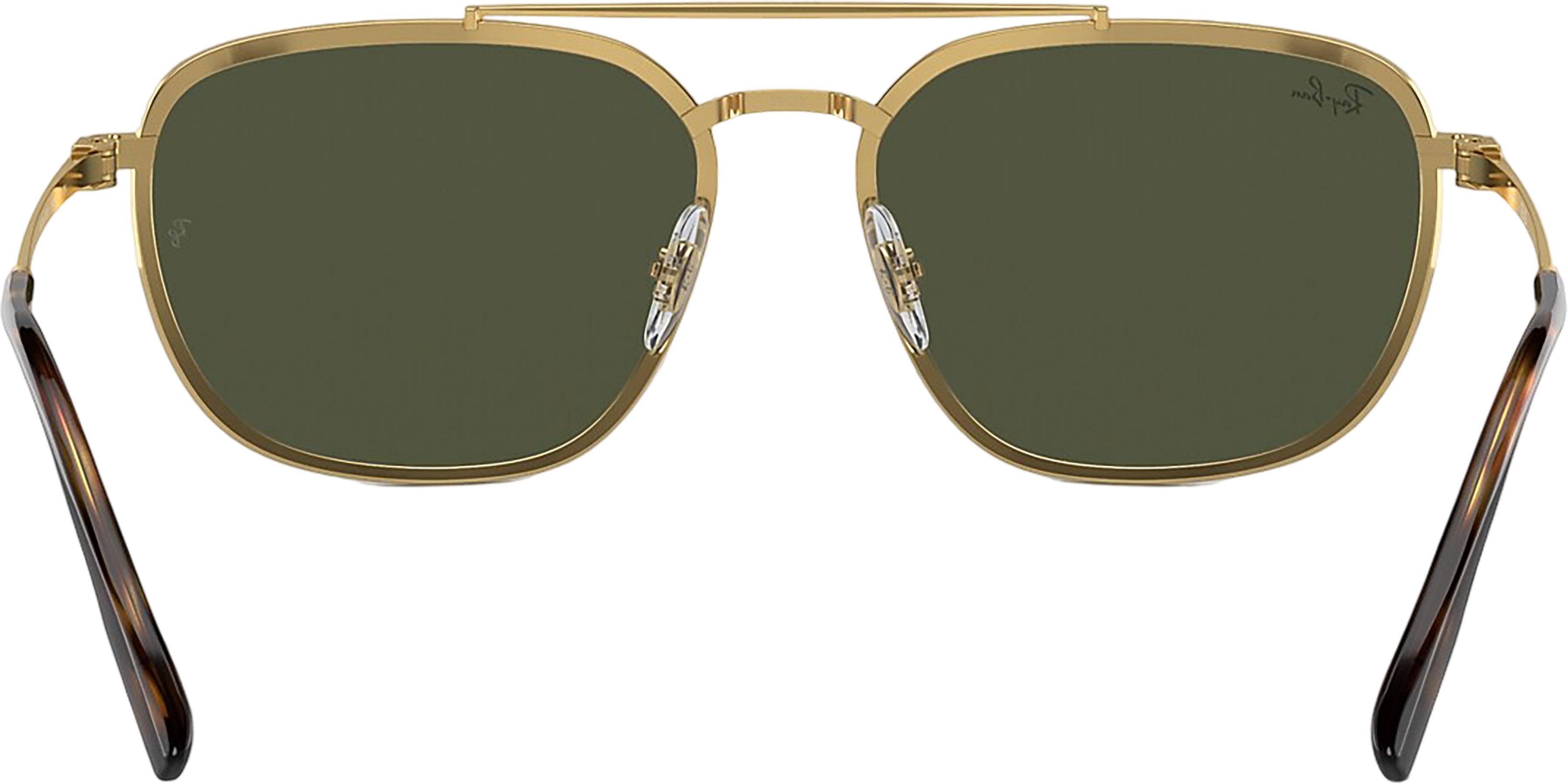 Product gallery image number 3 for product RB3708 Sunglasses - Polished Arista Gold - Green Lens - Men's