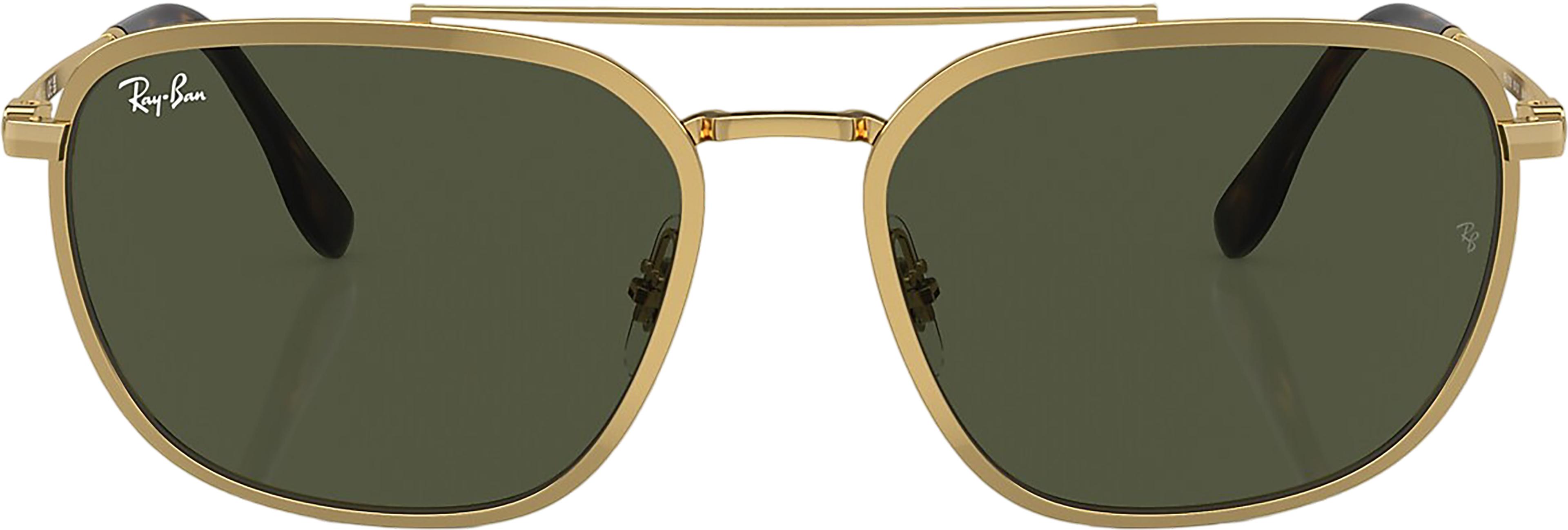 Product gallery image number 5 for product RB3708 Sunglasses - Polished Arista Gold - Green Lens - Men's