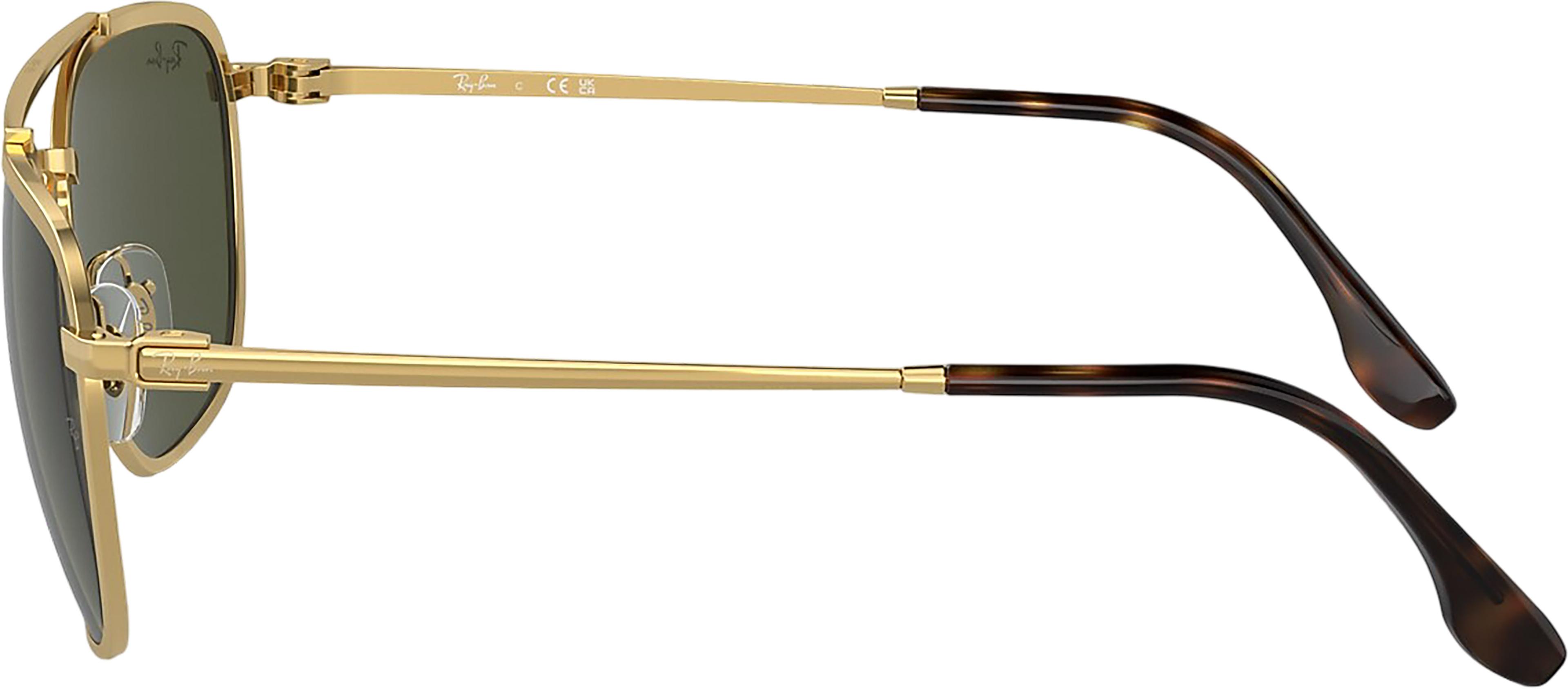 Product gallery image number 2 for product RB3708 Sunglasses - Polished Arista Gold - Green Lens - Men's