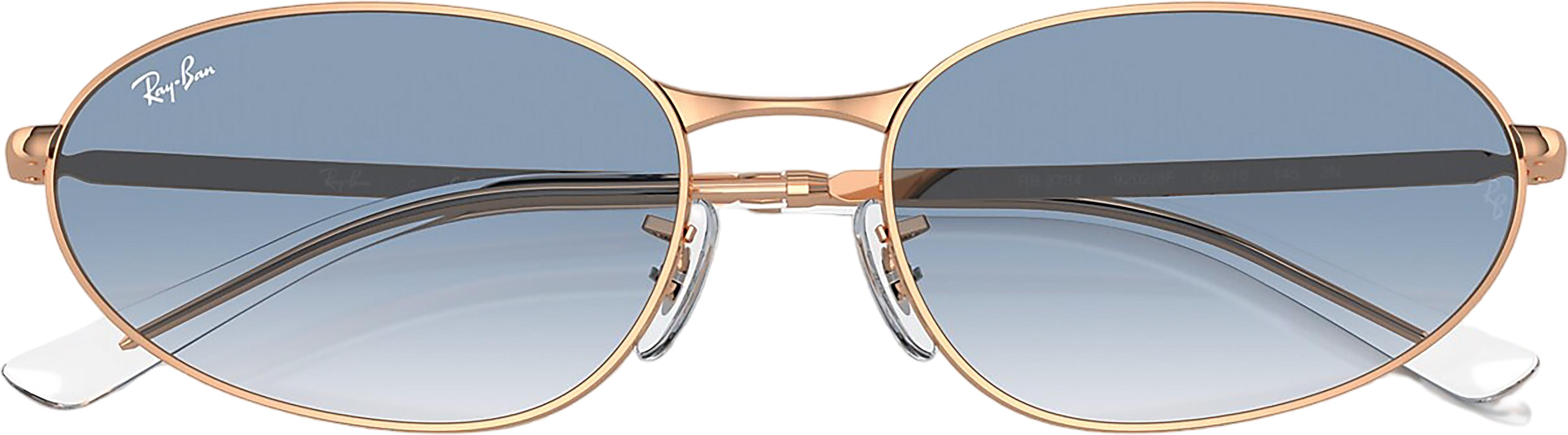 Product gallery image number 2 for product RB3734 Sunglasses - Polished Rose Gold - Clear and Blue Lens - Unisex