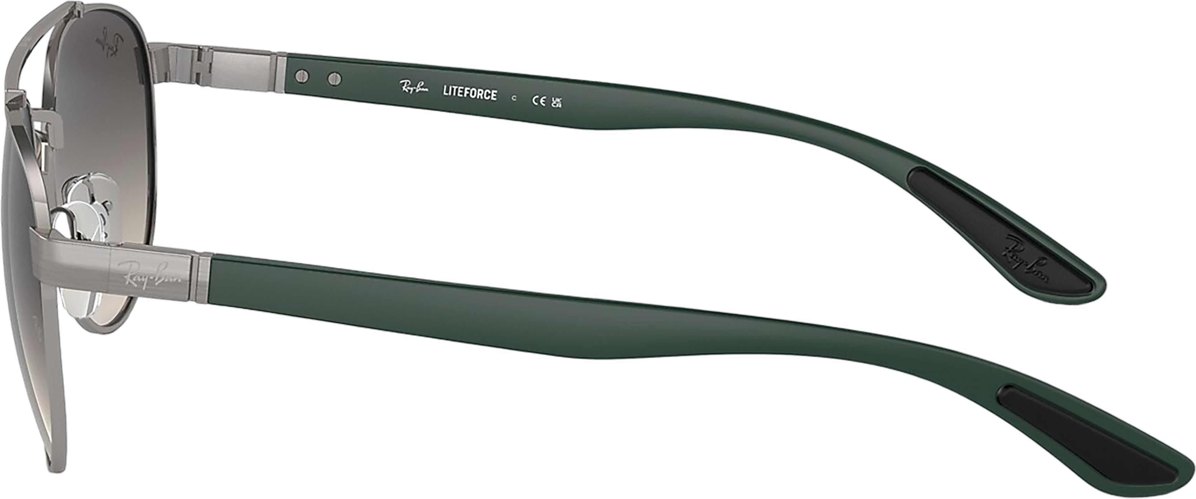 Product gallery image number 5 for product RB3736 Sunglasses - Polished Gunmetal - Grey Lens - Unisex