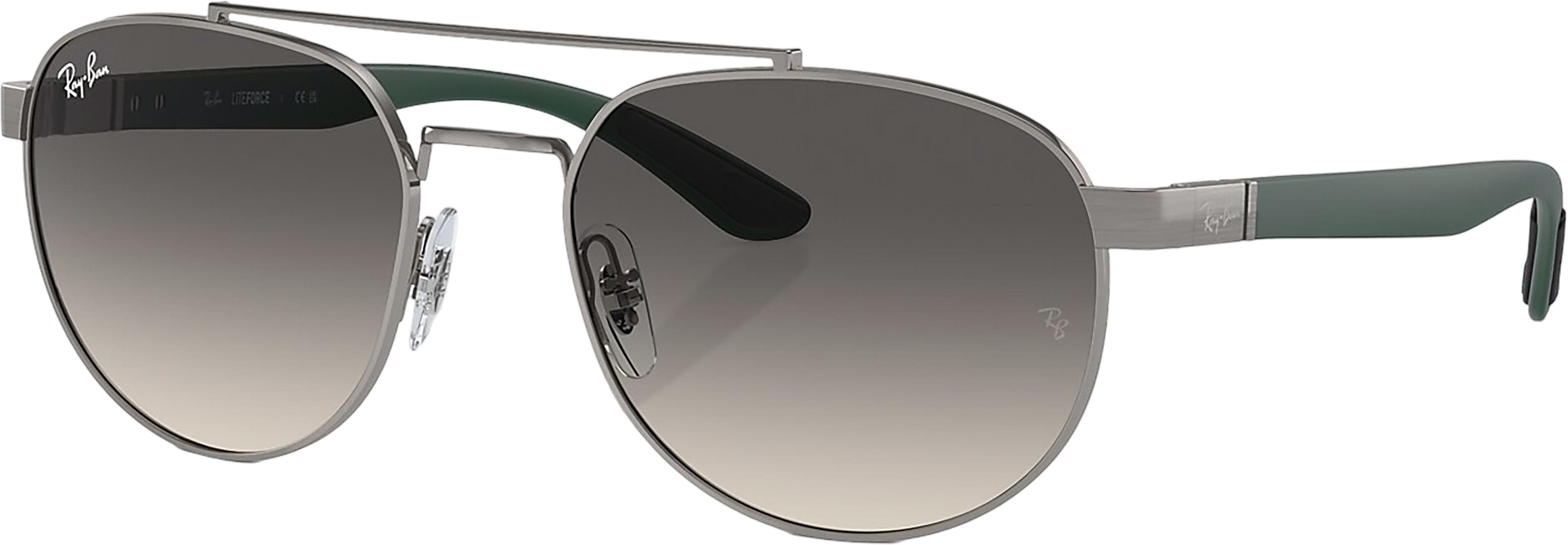 Product image for RB3736 Sunglasses - Polished Gunmetal - Grey Lens - Unisex