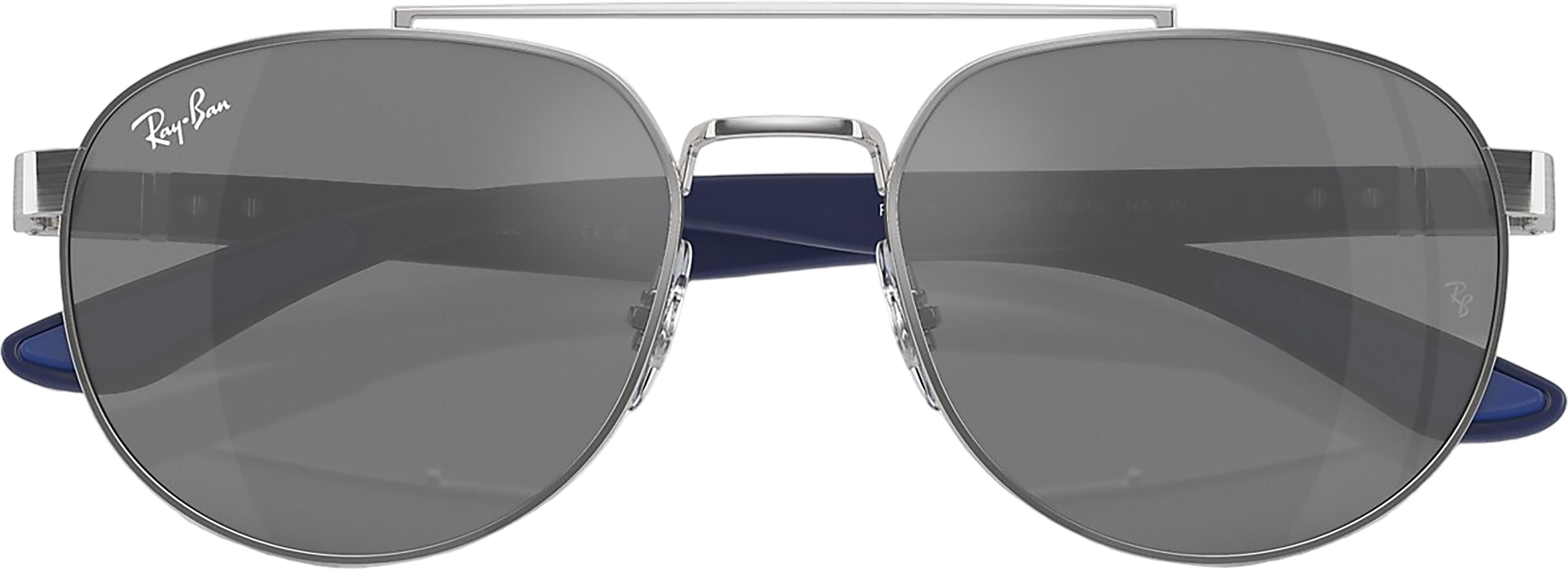 Product gallery image number 5 for product RB3736 Sunglasses - Polished Silver - Grey Lens - Unisex