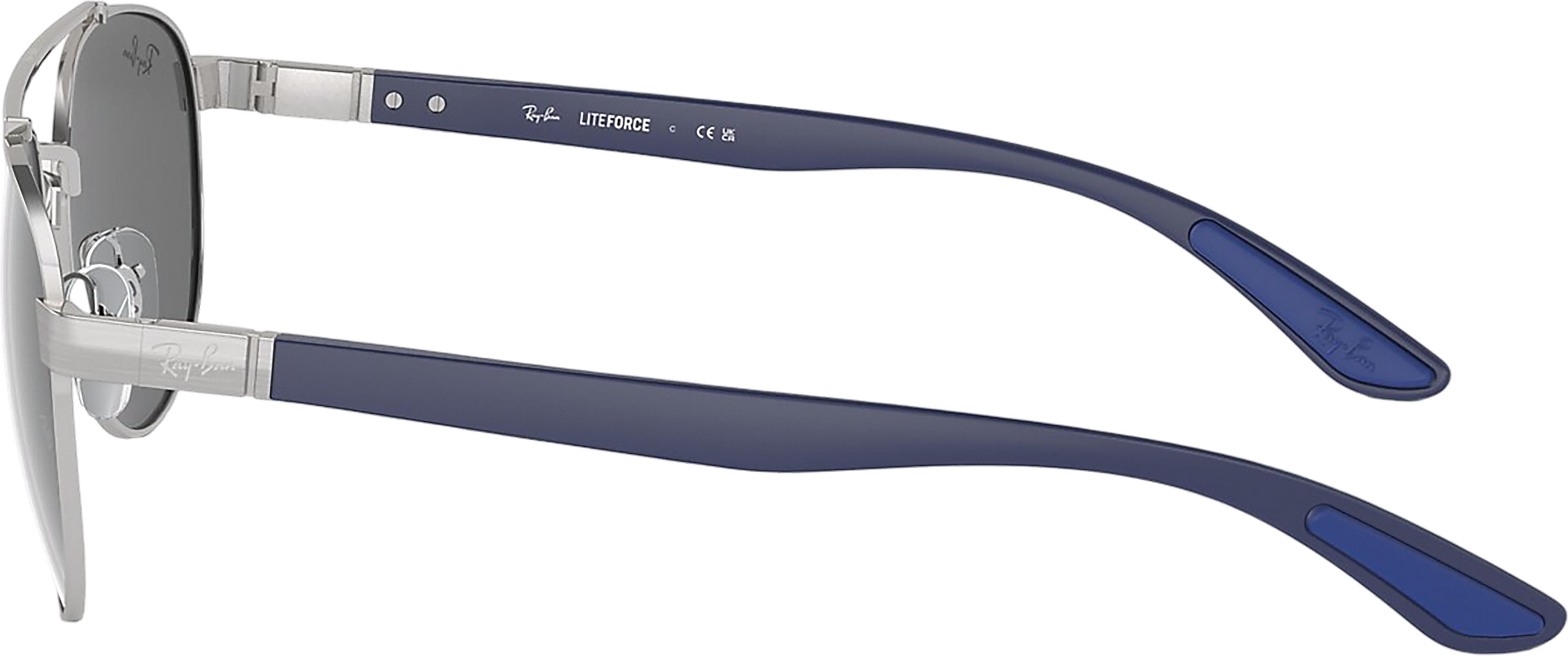 Product gallery image number 4 for product RB3736 Sunglasses - Polished Silver - Grey Lens - Unisex