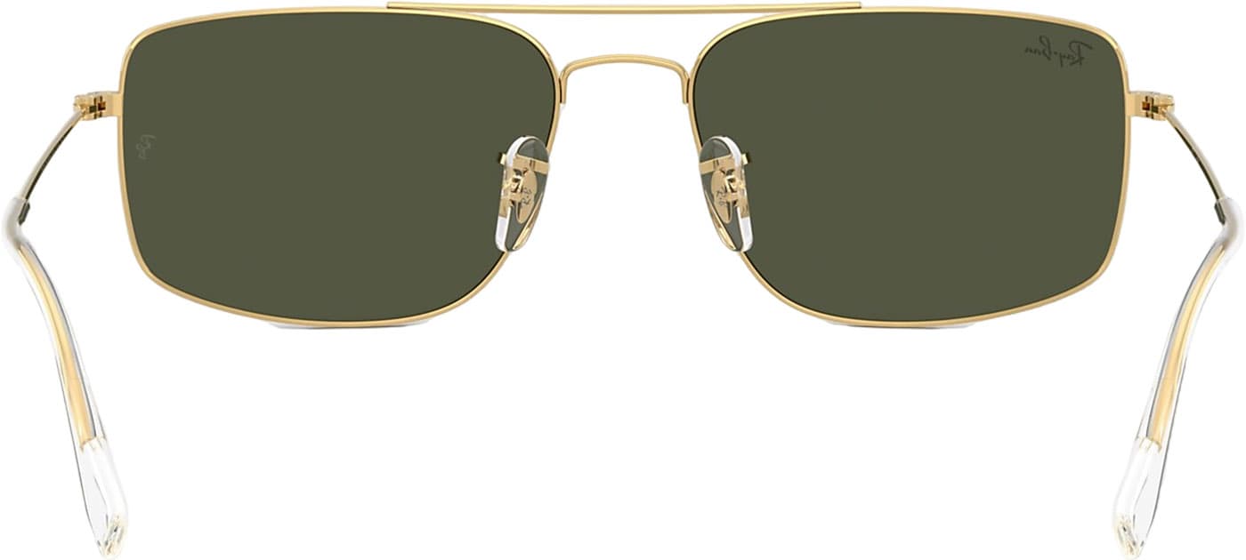 Product gallery image number 4 for product Explorer III Sunglasses - Polished Arista Gold - Green Lens - Unisex