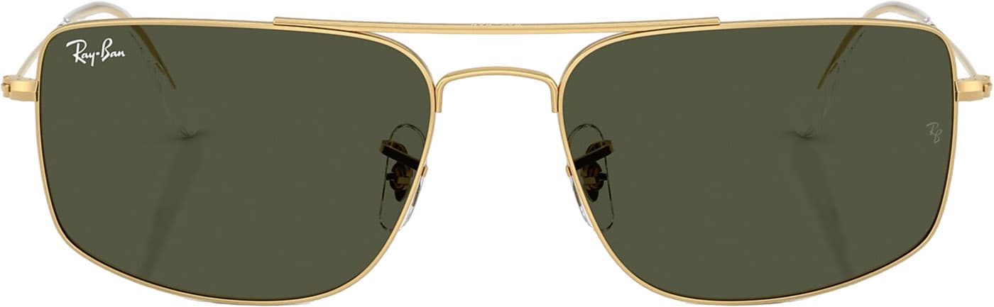 Product gallery image number 5 for product Explorer III Sunglasses - Polished Arista Gold - Green Lens - Unisex