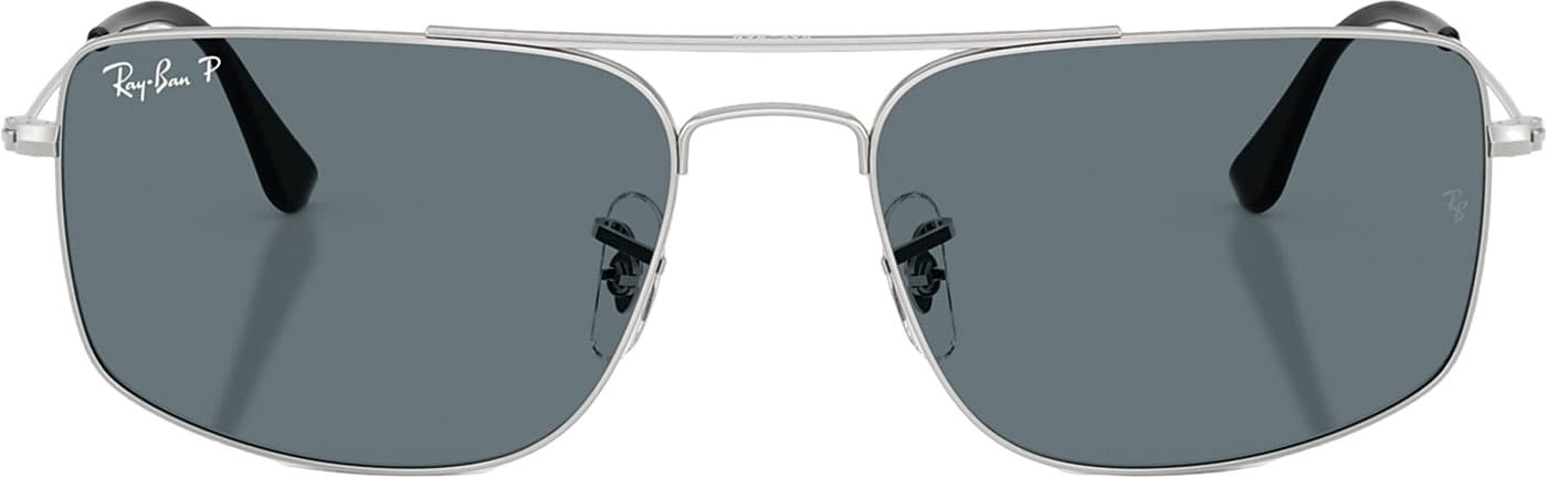 Product gallery image number 3 for product Explorer III Sunglasses - Polished Silver - Dark Blue Polarized Lens - Unisex