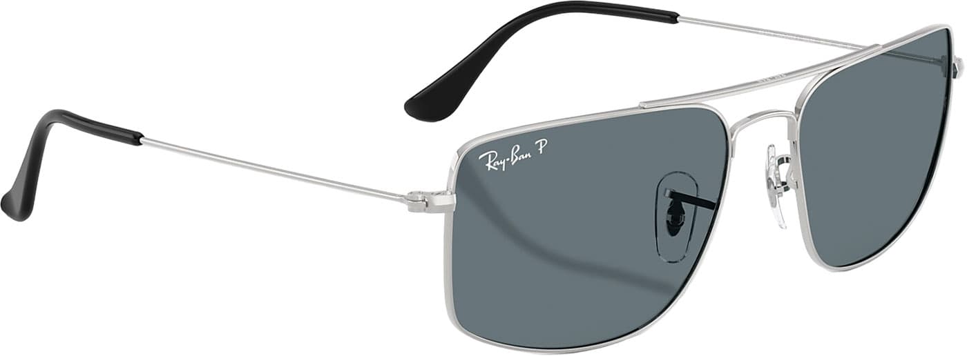 Product gallery image number 5 for product Explorer III Sunglasses - Polished Silver - Dark Blue Polarized Lens - Unisex
