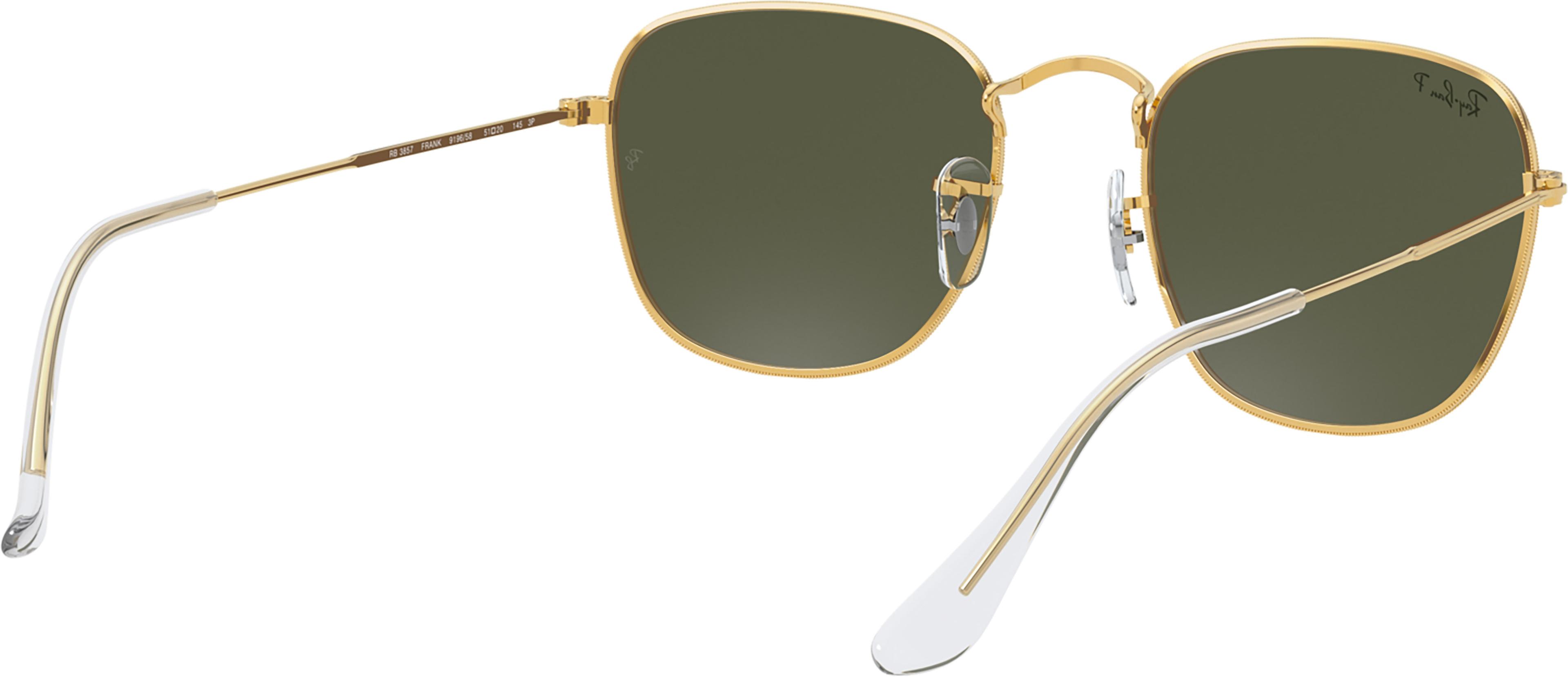 Product gallery image number 3 for product Frank Sunglasses - Polished Gold - G-15 Green Polarized Lens - Unisex
