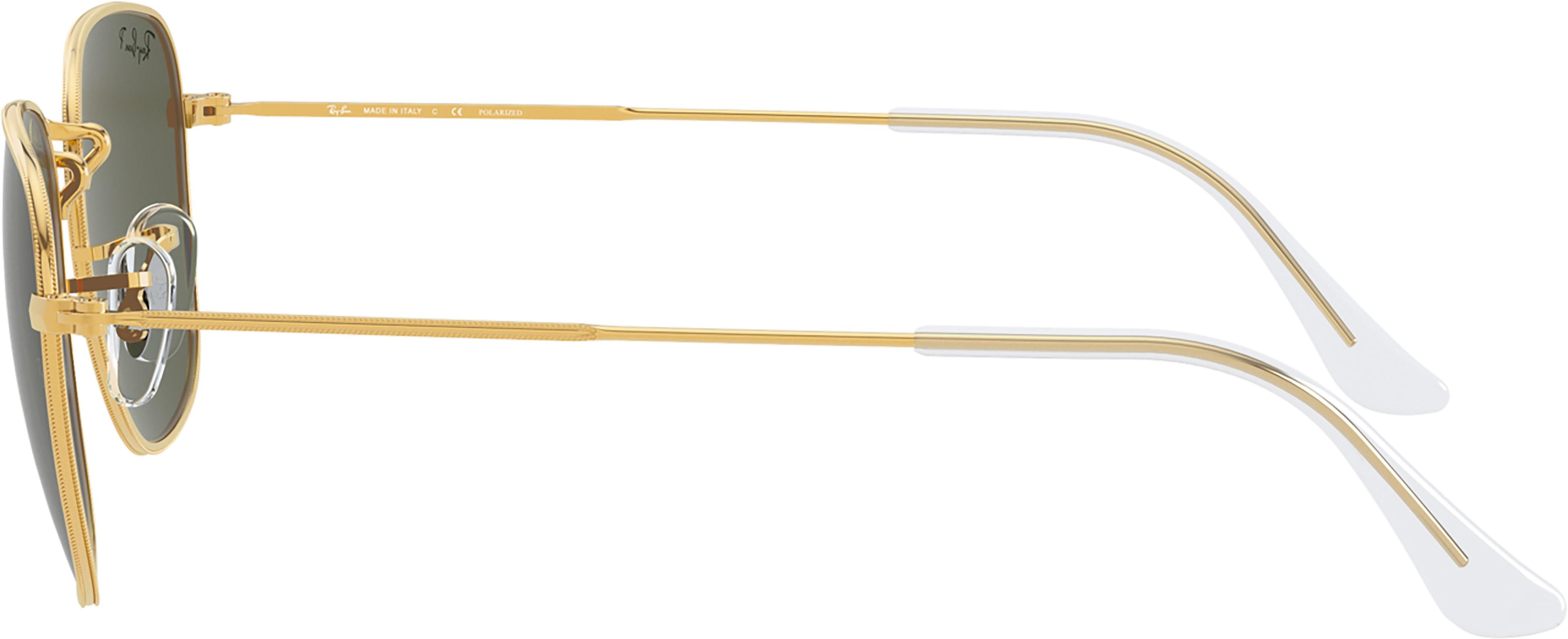 Product gallery image number 5 for product Frank Sunglasses - Polished Gold - G-15 Green Polarized Lens - Unisex
