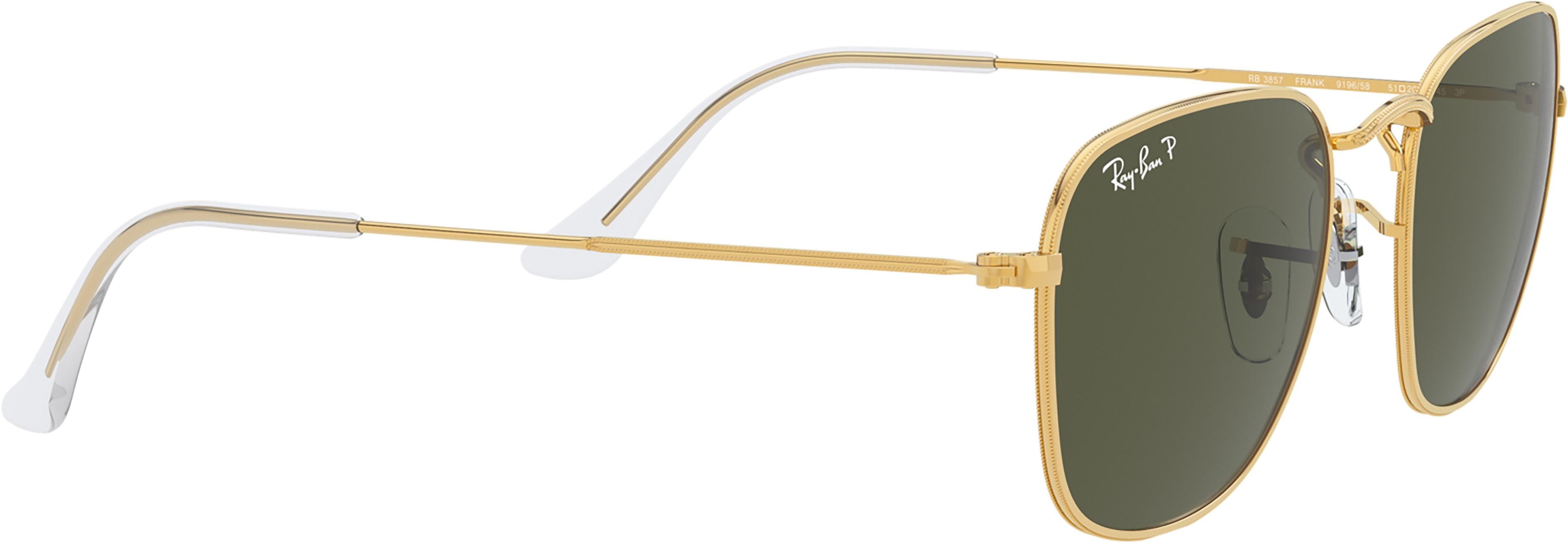Product gallery image number 6 for product Frank Sunglasses - Polished Gold - G-15 Green Polarized Lens - Unisex