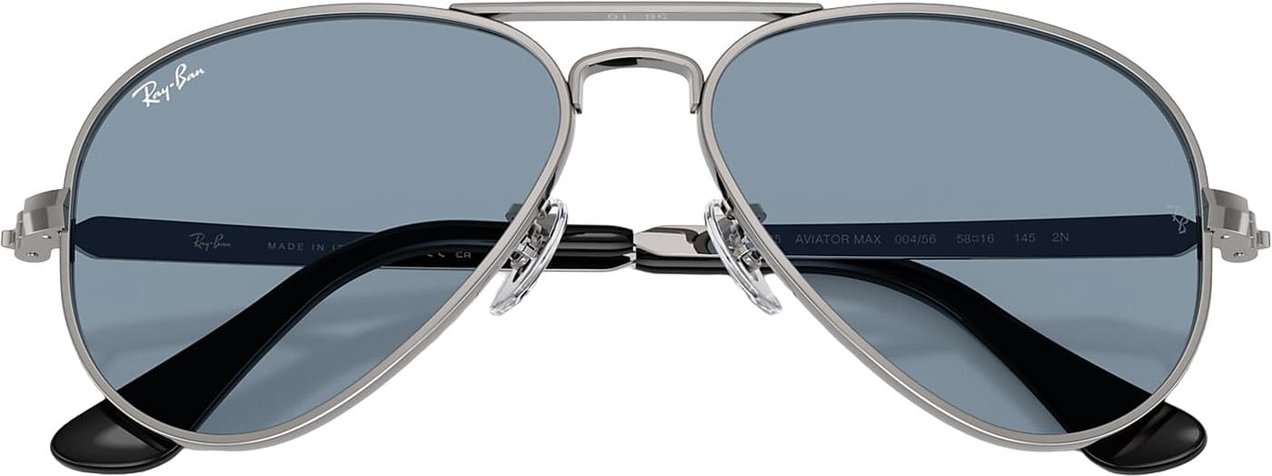 Product gallery image number 4 for product Aviator Max Summer Capsule Sunglasses - Polished Gunmetal - Violet Lens - Unisex