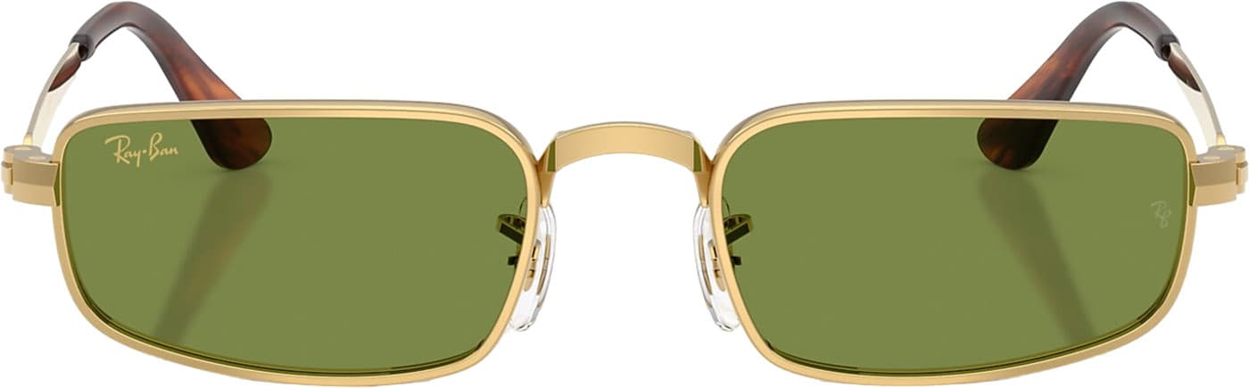 Product gallery image number 3 for product RB3927 By A$AP Rocky Sunglasses - Polished Arista Gold - Green Lens - Unisex