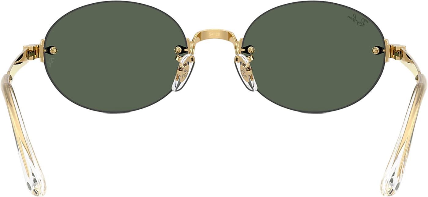 Product gallery image number 4 for product RB3929 By A$AP Rocky Sunglasses - Polished Arista Gold - Dark Green Lens - Unisex