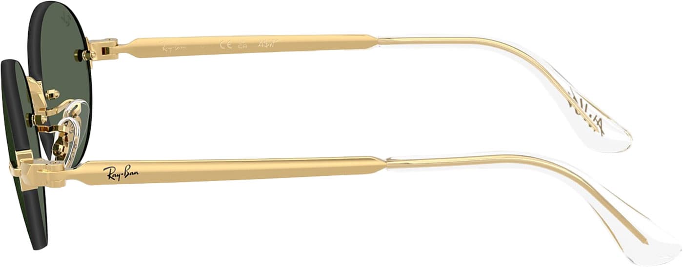 Product gallery image number 2 for product RB3929 By A$AP Rocky Sunglasses - Polished Arista Gold - Dark Green Lens - Unisex