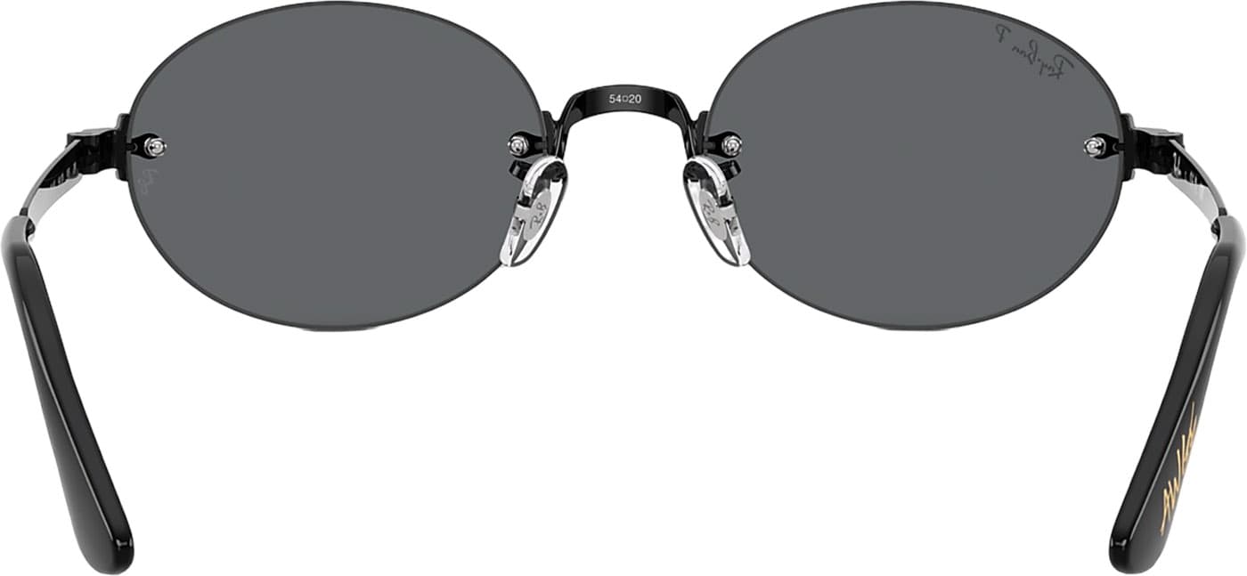 Product gallery image number 2 for product RB3929 By A$AP Rocky Sunglasses - Polished Black - Dark Grey Polarized Lens - Unisex