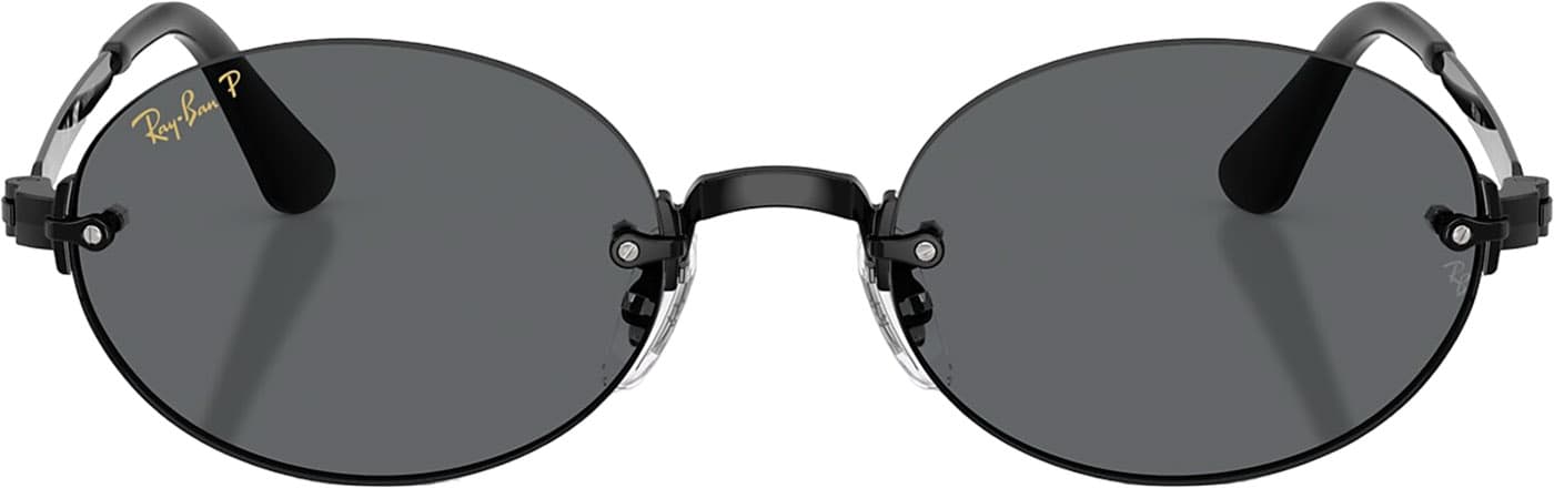 Product gallery image number 4 for product RB3929 By A$AP Rocky Sunglasses - Polished Black - Dark Grey Polarized Lens - Unisex