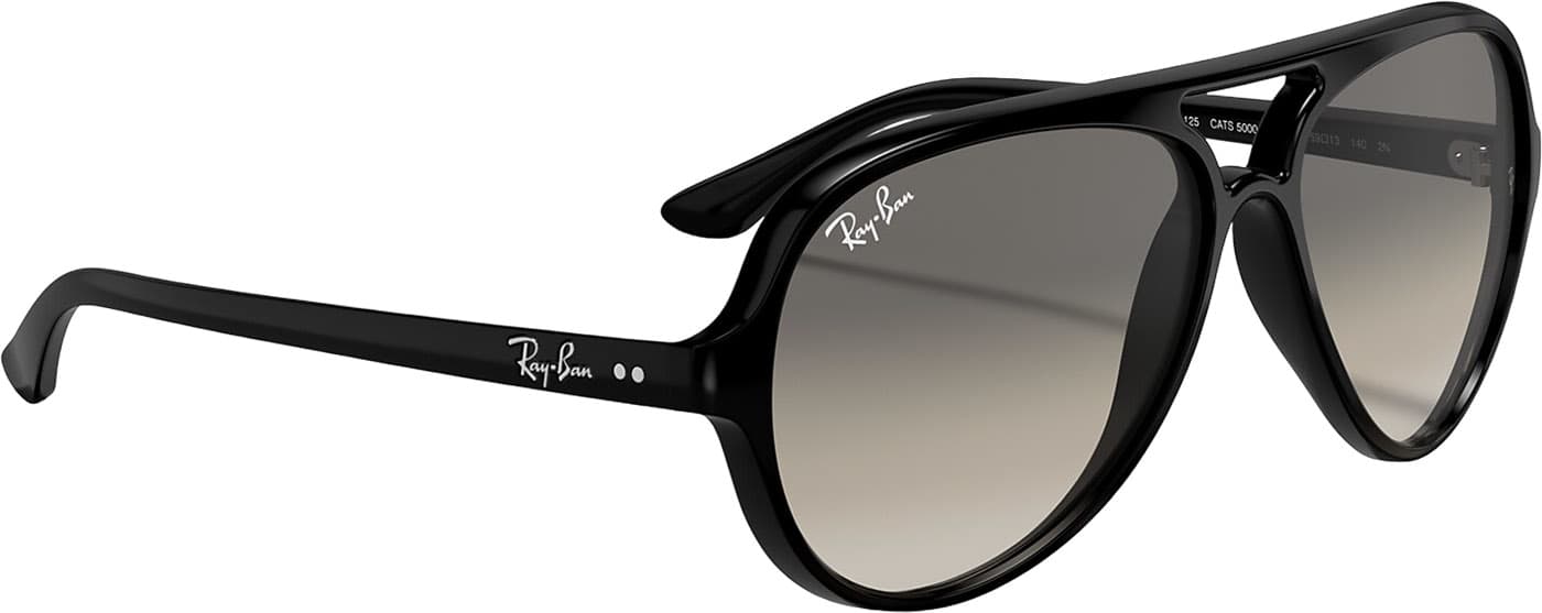 Product gallery image number 6 for product Cats 5000 Classic Summer Capsule Sunglasses - Polished Black - Grey Lens - Unisex