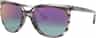 Couleur: Striped Grey Havana - Blue Mirror Gradient