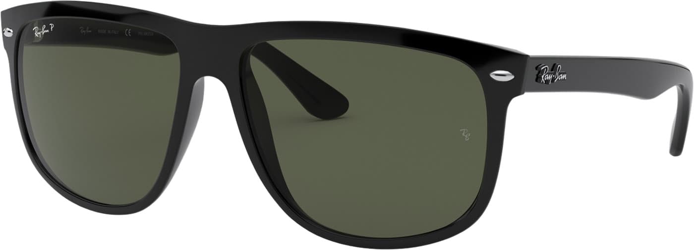 Product image for RB4147 Sunglasses - Black Transparent Frame - Red Gradient Mirror Lens