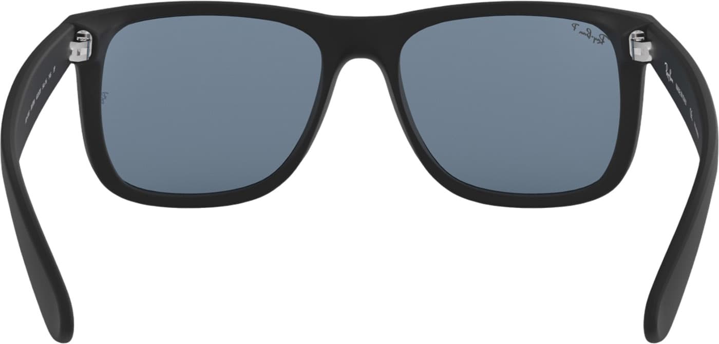 Product gallery image number 2 for product Justin Classic Sunglasses - Matte Rubber Black - Blue Polarized Lens - Unisex