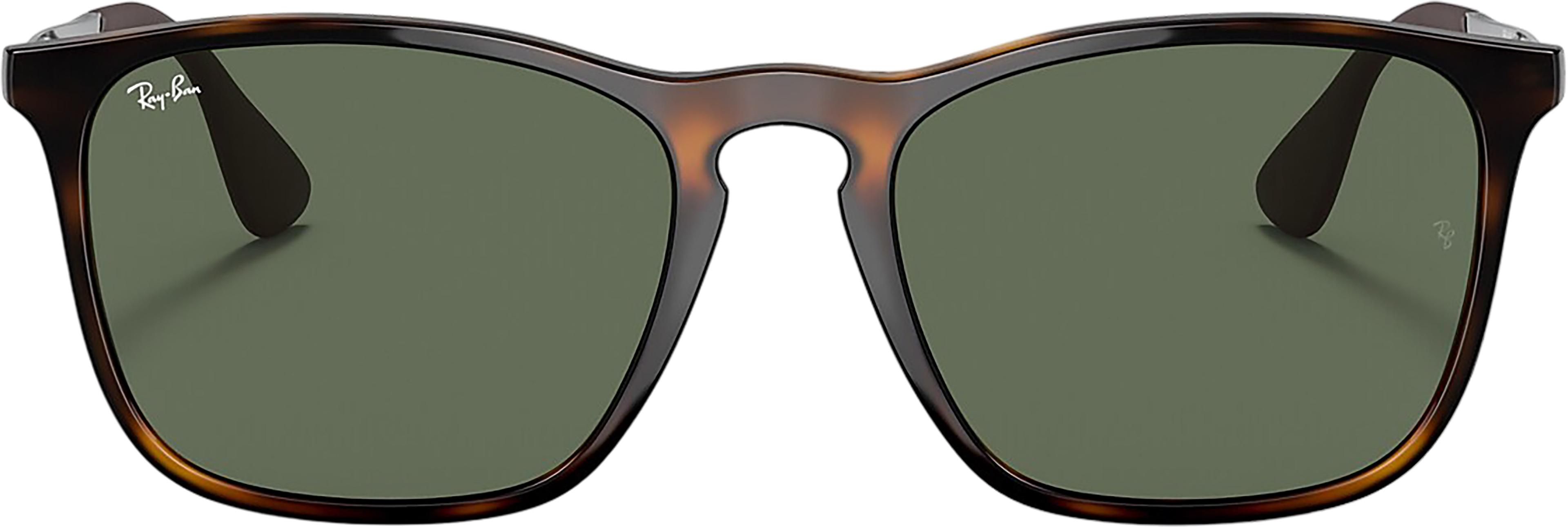 Product gallery image number 4 for product Chris Sunglasses - Havana - Green Lens - Men's