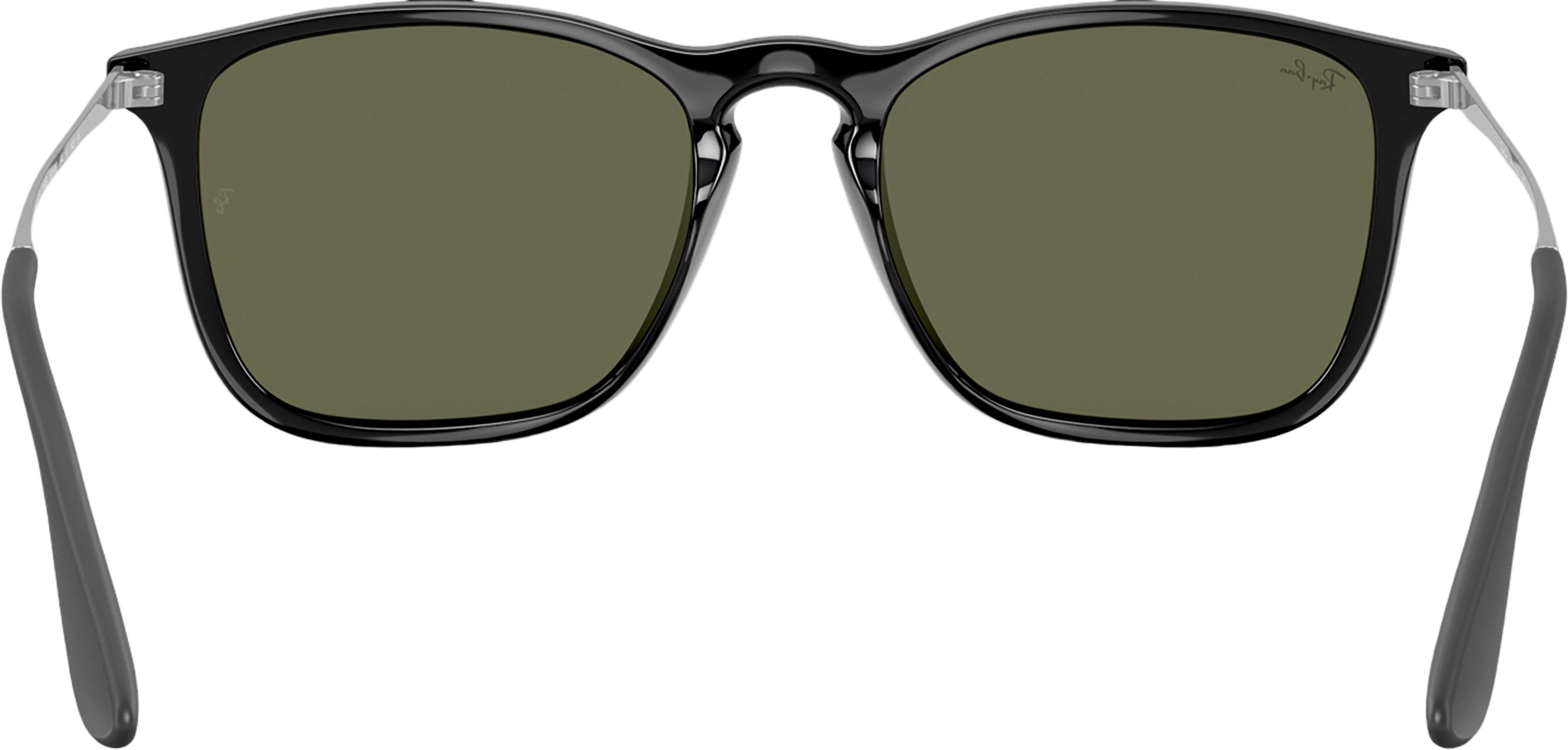 Product gallery image number 2 for product Chris Sunglasses - Polished Black - Silver Mirror Lens - Men's