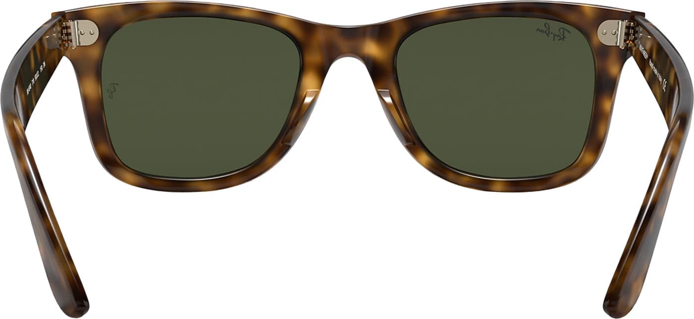 Product gallery image number 2 for product Wayfarer Ease Sunglasses - Polished Light Havana - G-15 Green Lens - Unisex