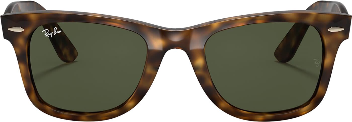 Product gallery image number 3 for product Wayfarer Ease Sunglasses - Polished Light Havana - G-15 Green Lens - Unisex
