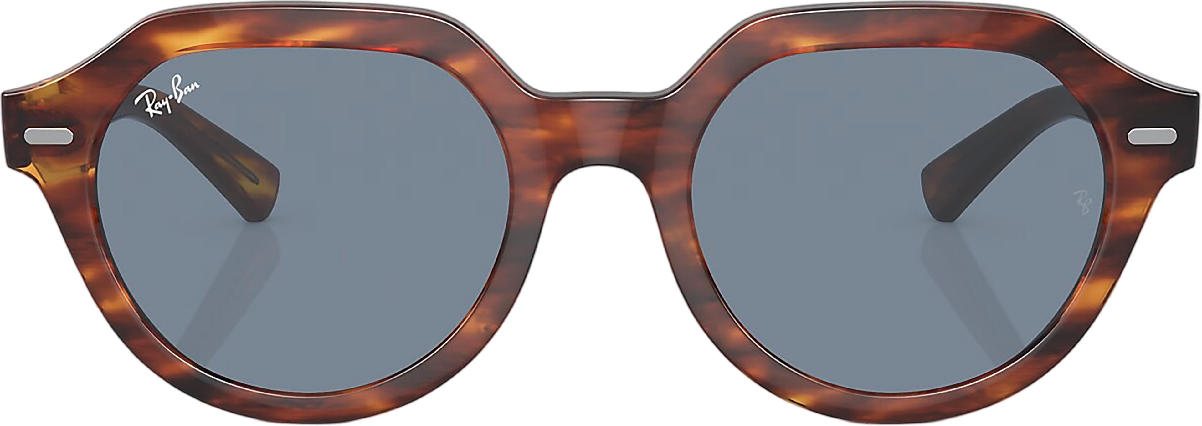 Product gallery image number 5 for product RB4399 Gina Sunglasses - Polished Striped Havana - Blue Lens - Unisex