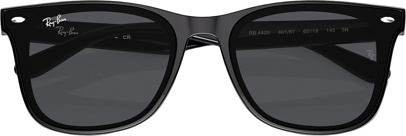 Product gallery image number 2 for product Lunettes de soleil RB4420 - Polished Black - Verres Blue - Unisexe