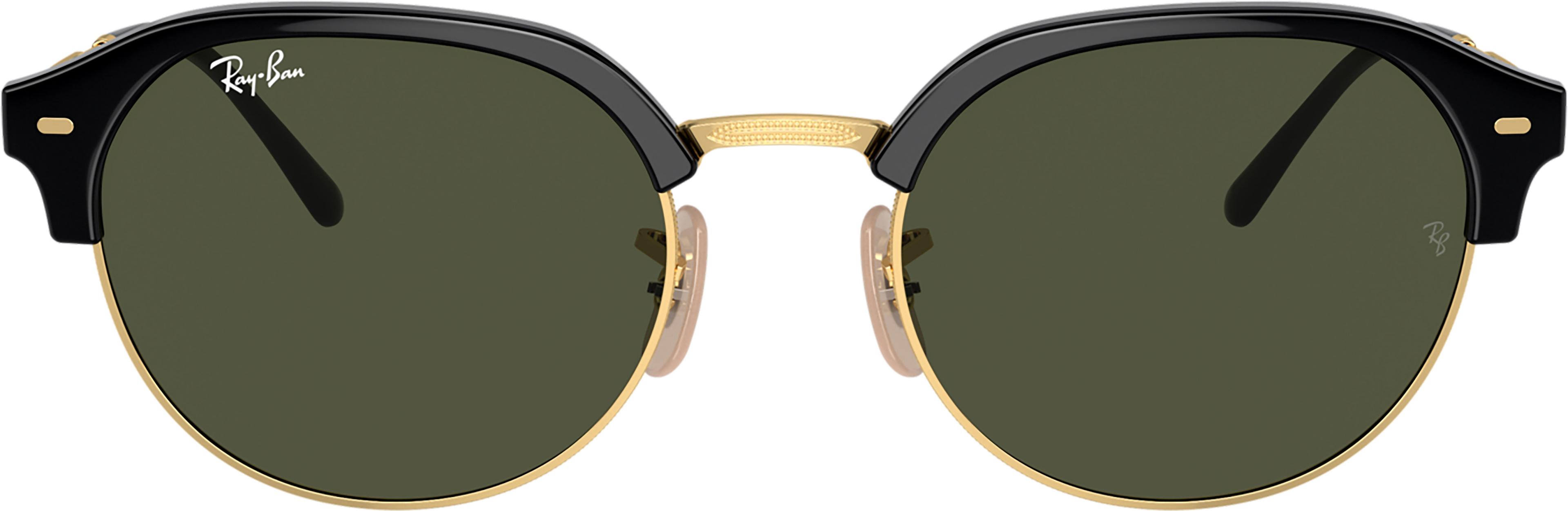 Product gallery image number 2 for product RB4429 Sunglasses - Polished Black On Gold - Green Lens - Unisex