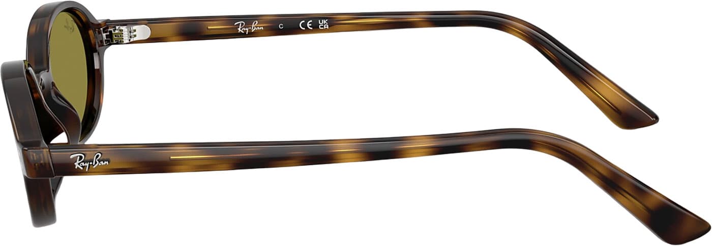 Product gallery image number 5 for product RB4472 Khal Bio-Based Sunglasses - Polished Havana - Green Lens - Unisex