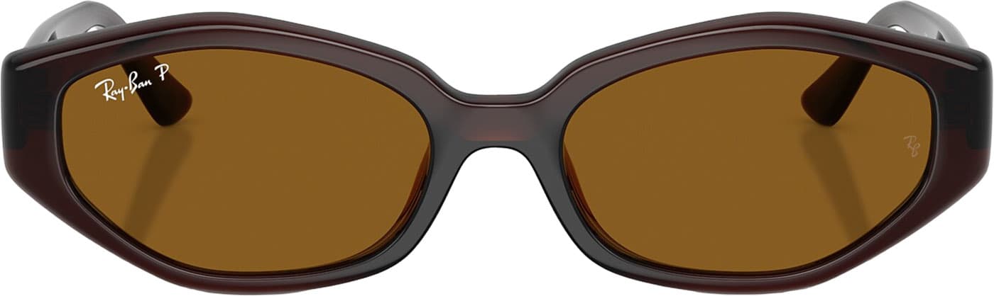 Product gallery image number 3 for product RB4473D Sunglasses - Polished Dark Brown - Dark Brown Polarized Lens - Unisex