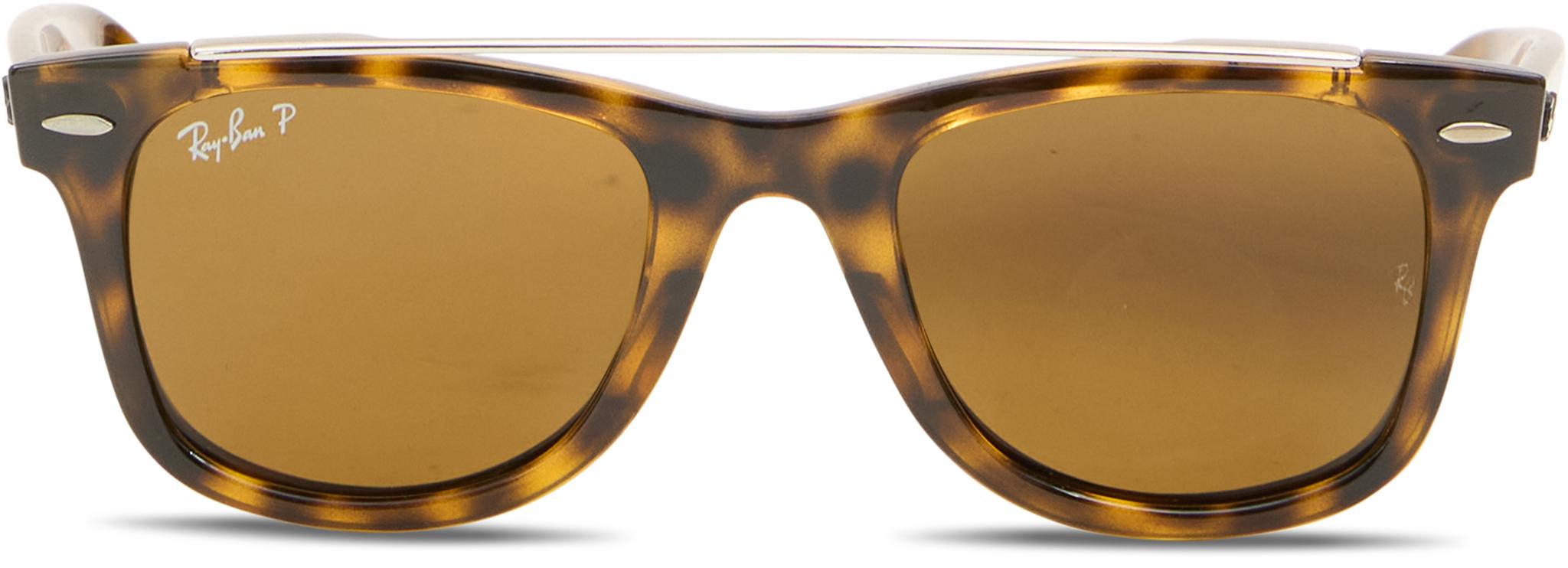 Image de produit pour Lunettes de soleil RB4540 Wayfarer Double Bridge - Havana - Verres Polar Brown - Unisexe