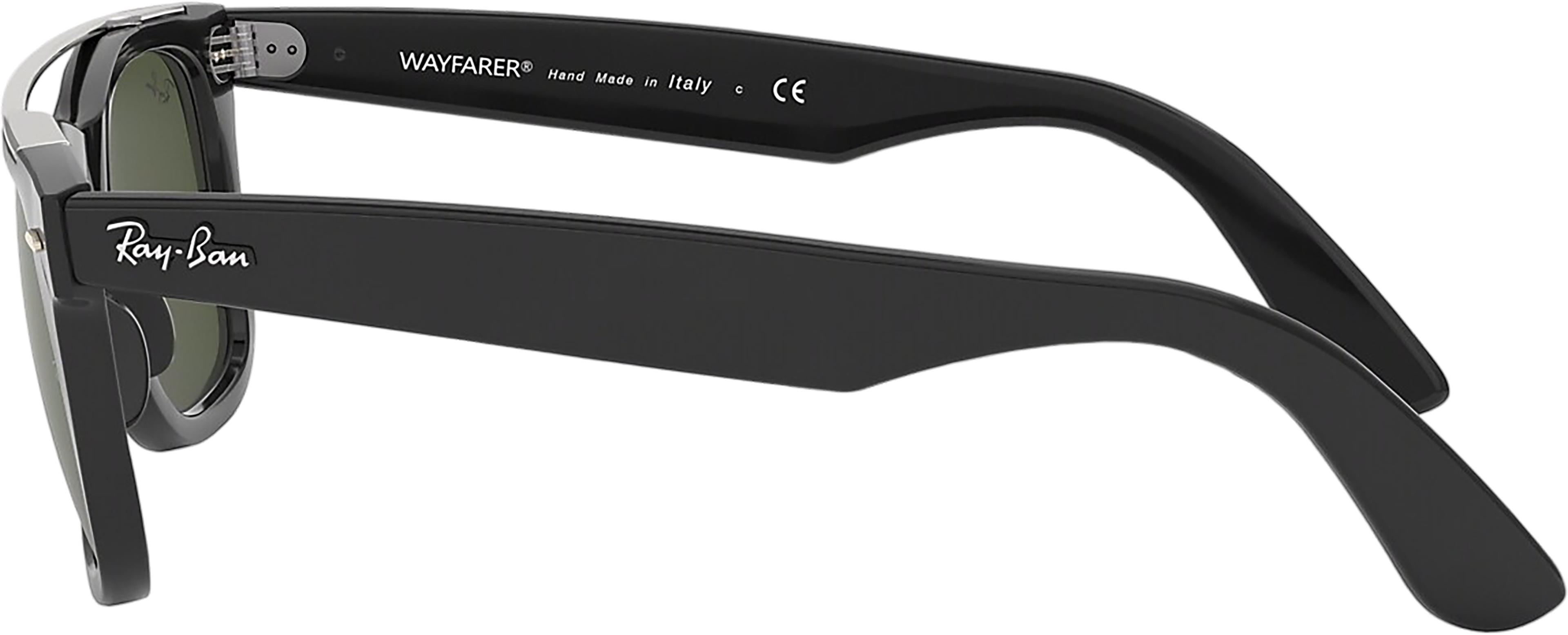 Product gallery image number 3 for product Wayfarer Double Bridge Sunglasses