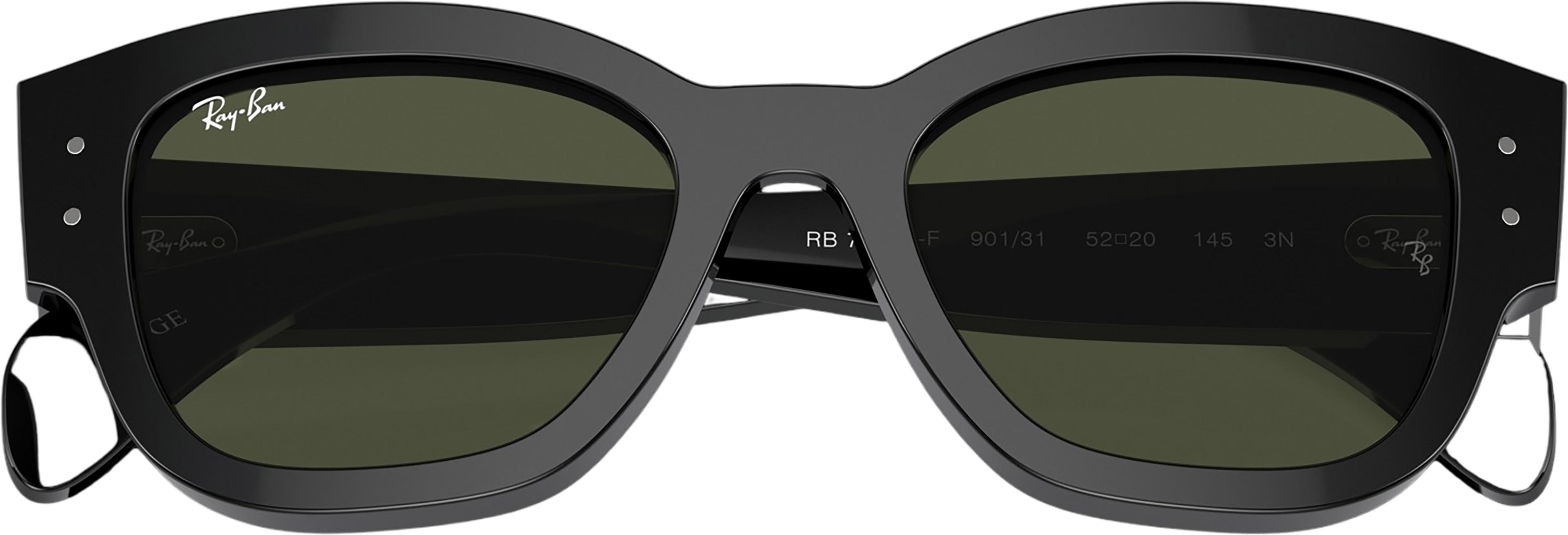 Product gallery image number 2 for product Jorge Sunglasses - Polished Black - Green Lens