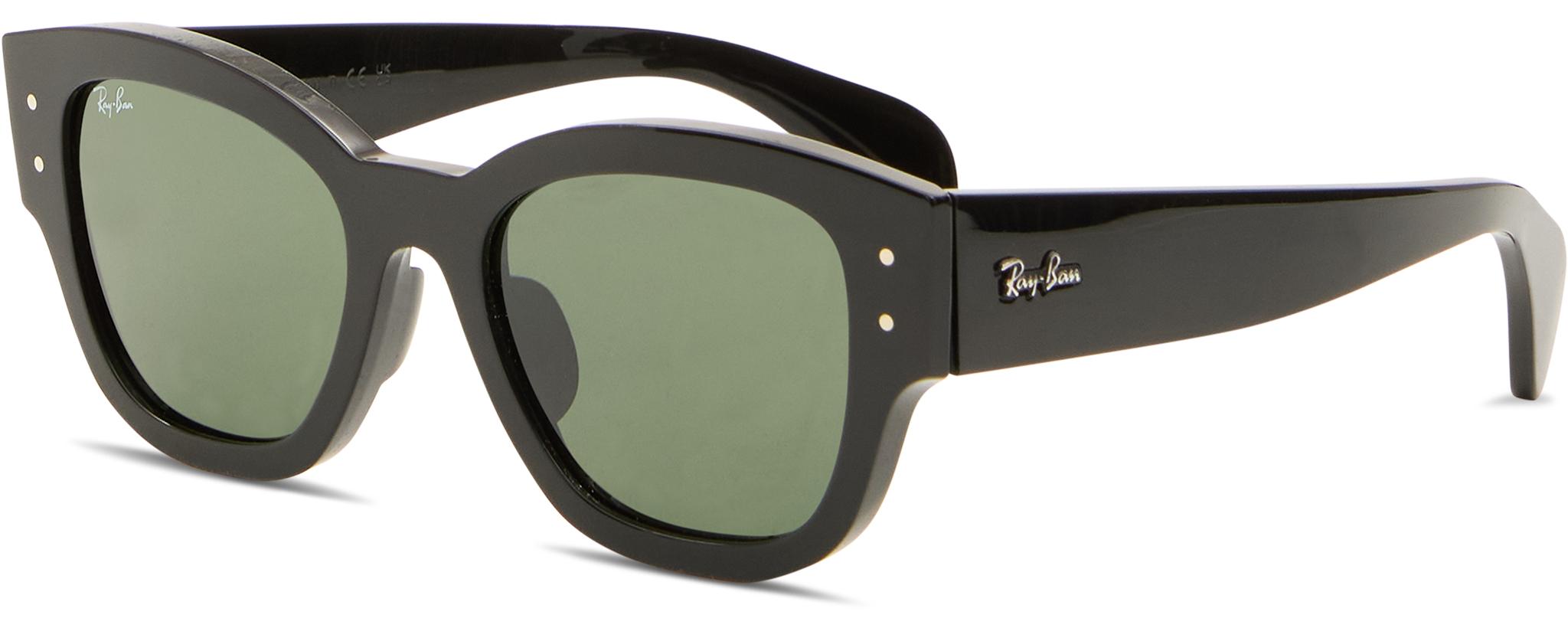Product gallery image number 7 for product Jorge Sunglasses - Polished Black - Green Lens