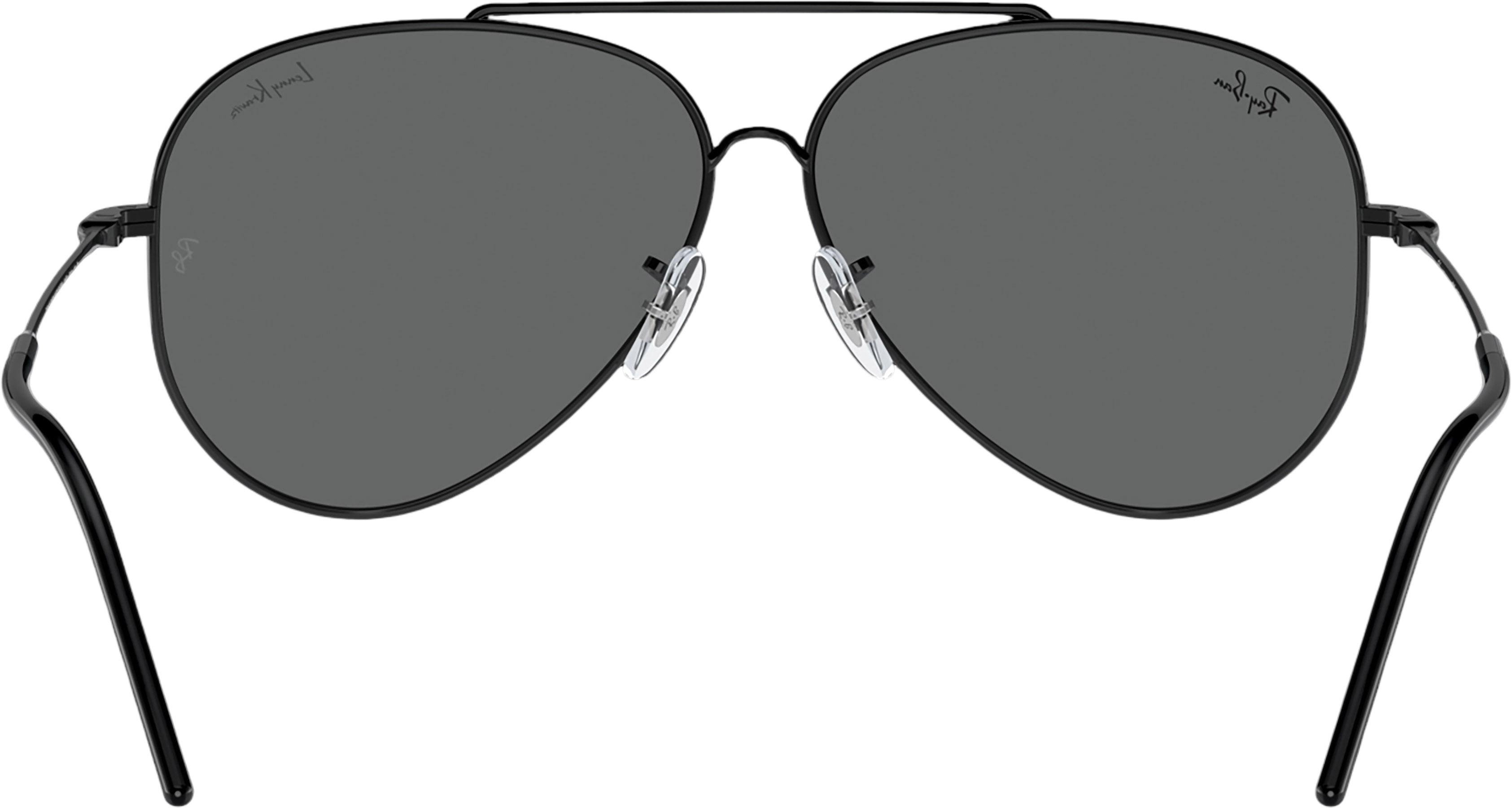 Numéro de l'image de la galerie de produits 2 pour le produit Lunettes de soleil Lenny Kravitz x Aviator Reverse - Polished Black - Verres Dark Grey - Unisexe