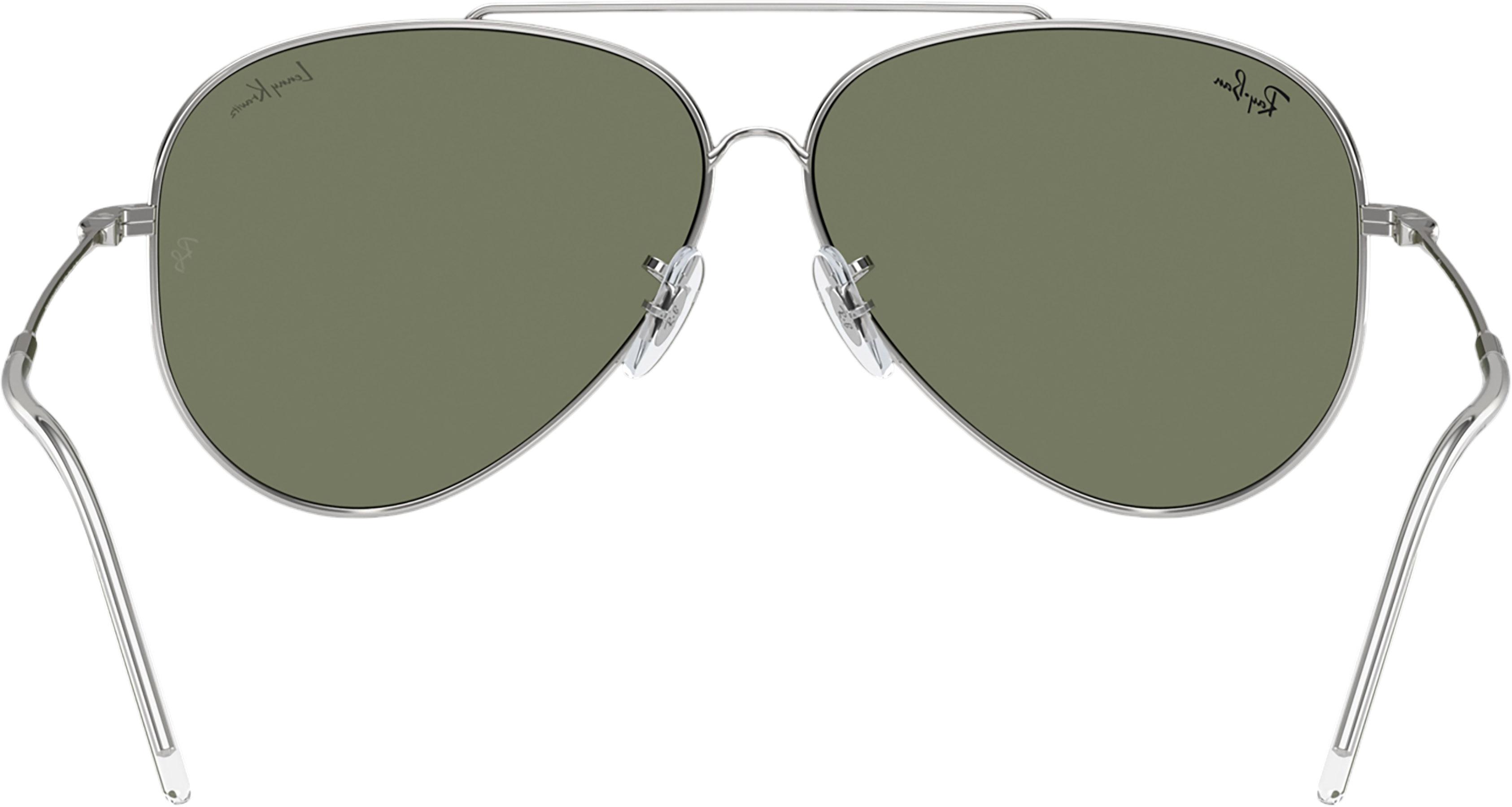 Product gallery image number 2 for product Lenny Kravitz x Aviator Reverse Sunglasses - Polished Silver - Silver Lens
