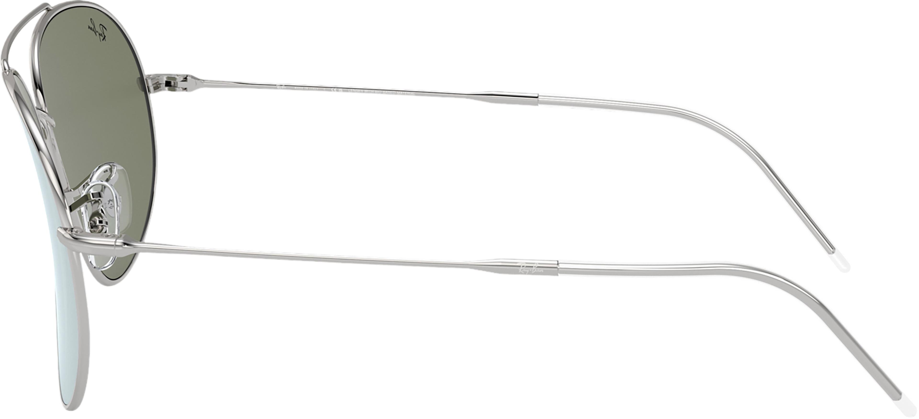 Product gallery image number 4 for product Lenny Kravitz x Aviator Reverse Sunglasses - Polished Silver - Silver Lens